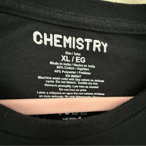 Chemistry “Life Is A Journey” Mushroom Graphic Tee Size XL - Picture 2 of 5